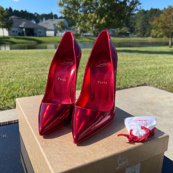 New Christian Louboutin So Kate Psychic Red Heels - Picture 8 of 10